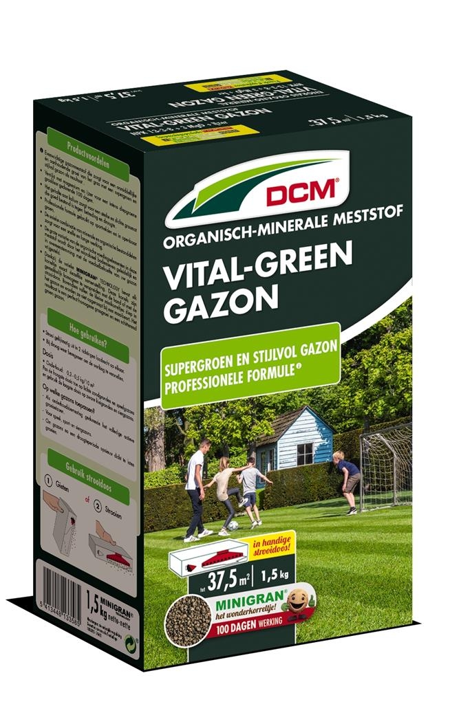 DCM Vital Green Gazon 1 5 Kg DeOosteindeOnline Nl