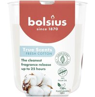 Bolsius geurglas true scents fresh cotton S