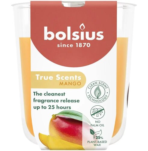 Bolsius geurglas true scents mango S 