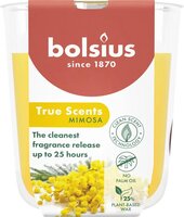 Bolsius geurglas true scents mimosa S