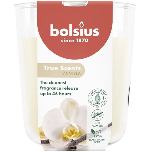 Bolsius geurglas true scents vanille L