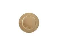 Onderbord 33 cm goud rond