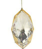 Kersthanger diamant oval goud