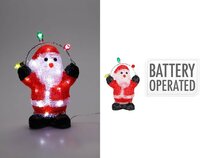 Led kerstman 20 cm