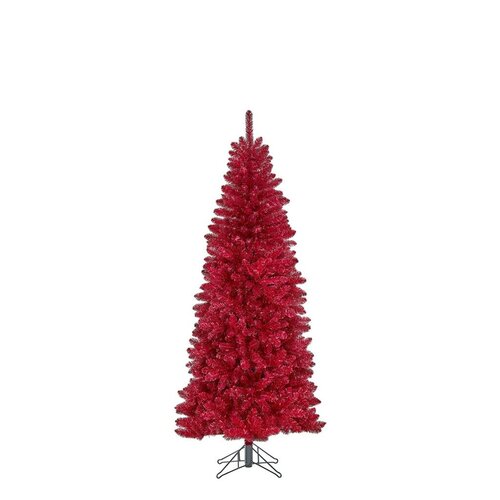 Kunstkerstboom Colchester 185 cm rood - afbeelding 1