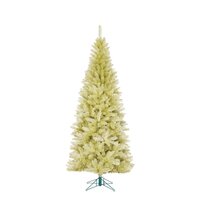 Kunstkerstboom Colchester 215 cm champagne - afbeelding 1