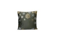 Kussen kerst polyester 45 x 45 cm zwart