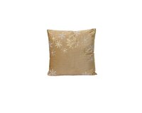 Kussen kerst polyester 45 x 45 cm goud