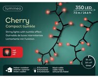 Led cherry lights compact 350 lamps rood - afbeelding 2