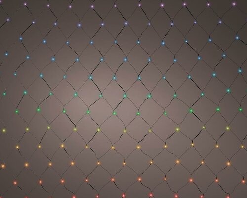 Led net dancing lights 288 lampjes 1x4m multi - afbeelding 1