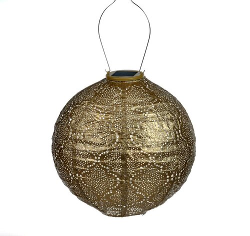 Lumiz solar lampion bazaar 30 cm goud