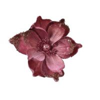 Magnolia op clip velvet pink 22 cm