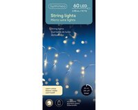 Microled kerstverlichting warm wit 60 lamps - afbeelding 2