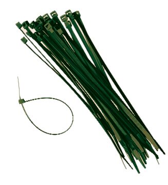 Nature kabelbinders tyraps nylon groen 15cm 25 stuks