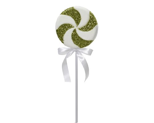 Lolly van foam 42 cm groen