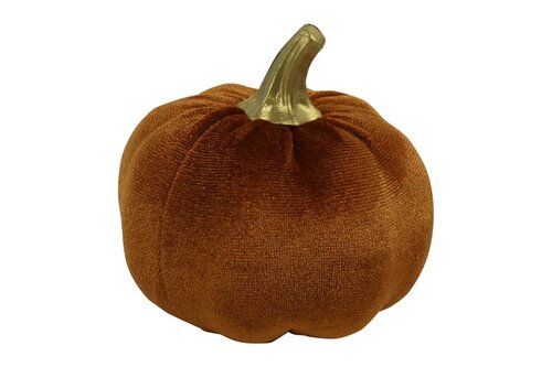 Pompoen pumpa 8 cm bruin