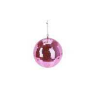 Spiegelbal 25 cm licht roze